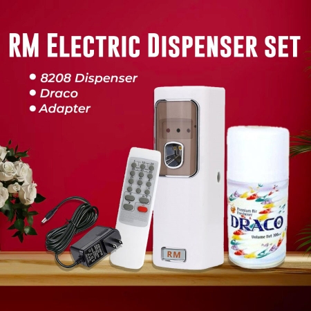  RM Electric Dispenser Set LED  Dispenser, Draco, Adapter